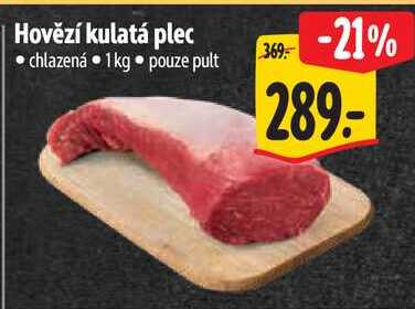Hovězí kulatá plec, 1 kg