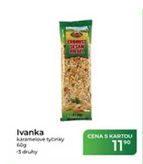 Ivanka karamelové tyčinky 60 g