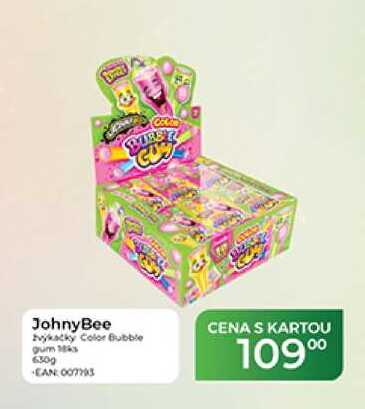 JohnyBee žvýkačky Color Bubble gum 18 ks