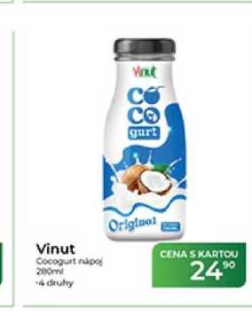 Vinut Cocogurt nápoj 200ml  v akci
