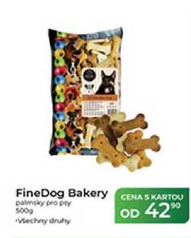 FineDog Bakery palmsky pro psy 500g 