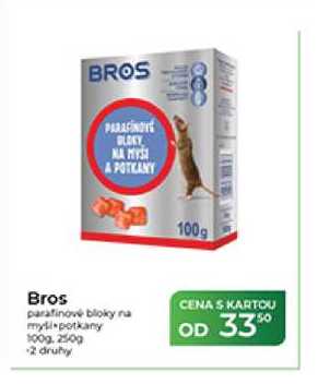 Bros parafinové bloky na myli potkany 100g 