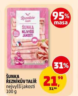ŠUNKA ŘEZNÍKŮV TALÍŘ, 100 g
