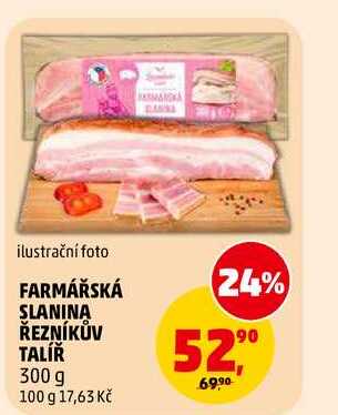 FARMÁŘSKÁ SLANINA ŘEZNÍKŮV TALÍŘ, 300 g