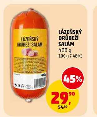 LÁZEŇSKÝ DRŮBEŽÍ SALÁM, 400 g