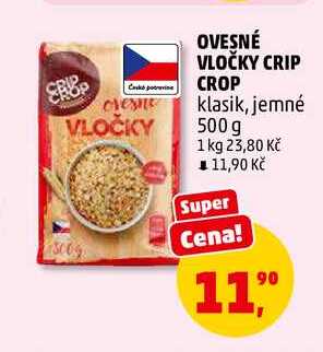 OVESNÉ VLOČKY CRIP CROP, 500 g