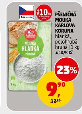 PŠENIČNÁ MOUKA KARLOVA KORUNA, 1 kg