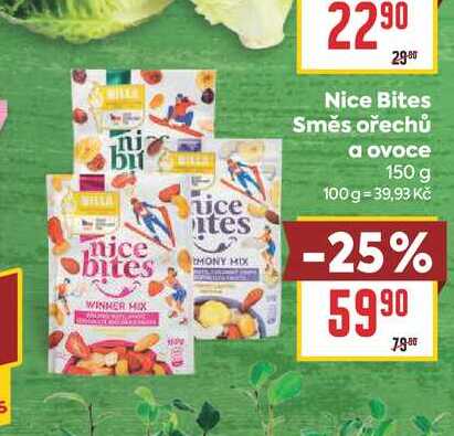 Nice Bites Směs ořechů a ovoce 150 g