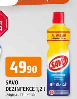 SAVO DEZINFEKCE 1,2l