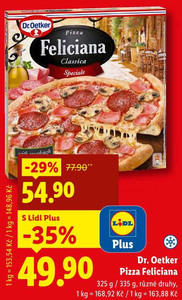 Dr. Oetker Pizza Feliciana, 325 g/335 g