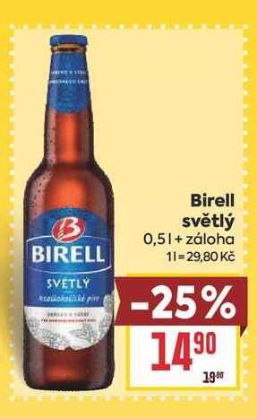 Birell světlý 0,5l