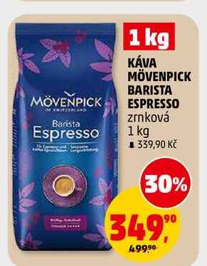 KÁVA MÖVENPICK BARISTA ESPRESSO zrnková, 1 kg