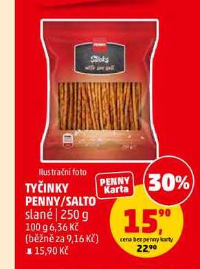 TYČINKY PENNY slané, 250 g