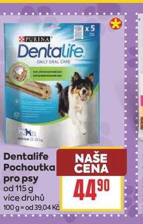 Dentalife Pochoutka pro psy od 115 g
