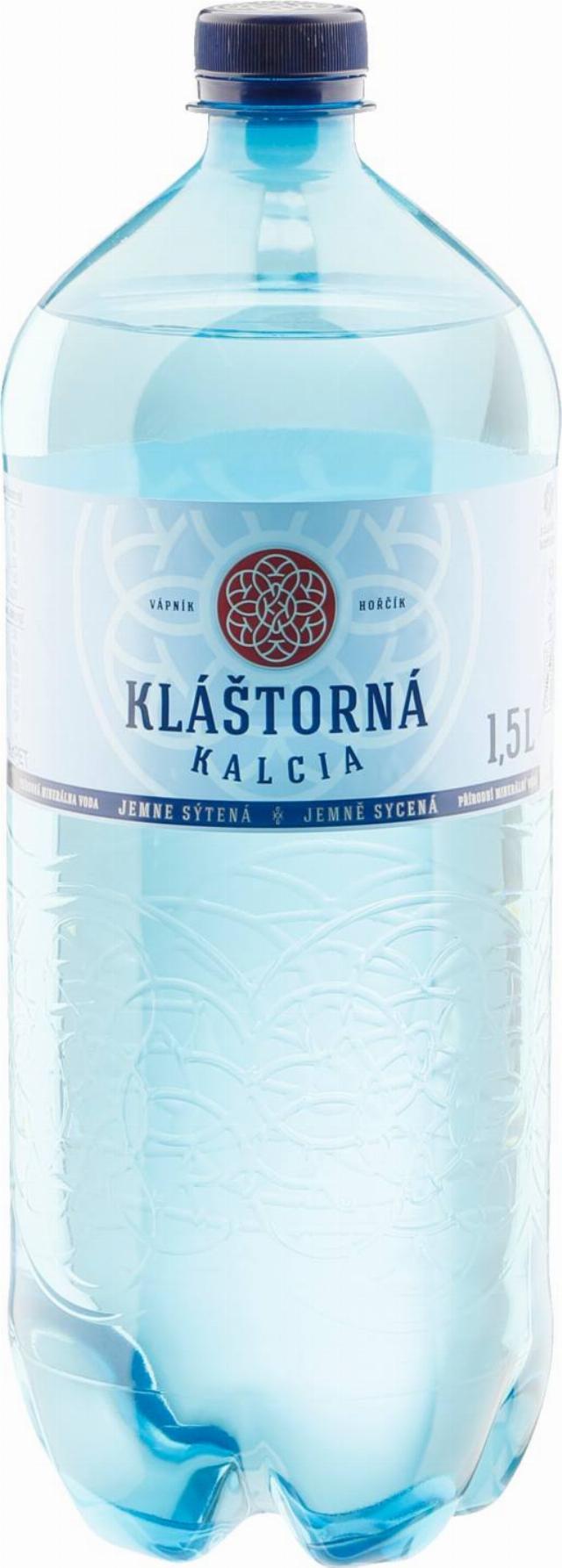 Kláštorná Kalcia Přírodní minerální voda jemně sycená