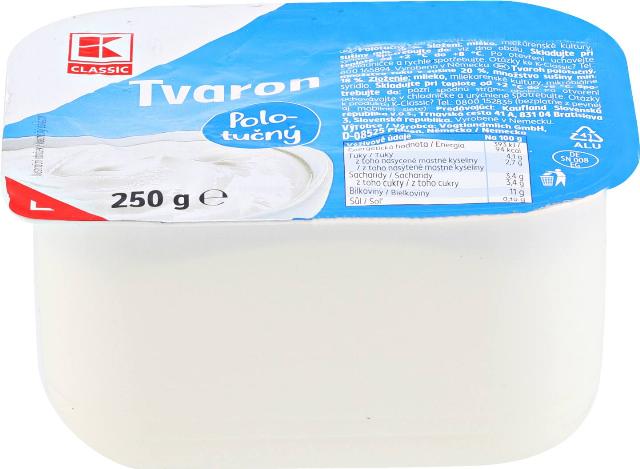 K-Classic tvaroh polotučný tuk 3,5 %