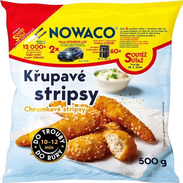 Nowaco Křupavé stripsy kuřecí