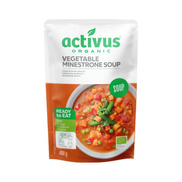 Activus ORGANIC Krémová zeleninová minestrone polévka