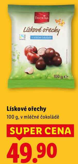 Lískové ořechy, 100 g