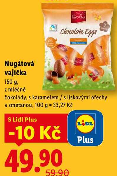 Nugátová vajíčka, 150 g