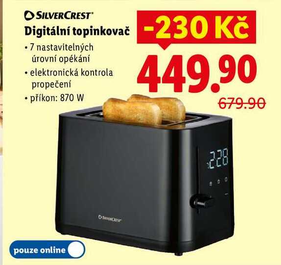 Digitální topinkovač