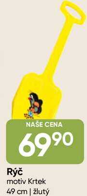 Rýč motiv Krtek 49 cm