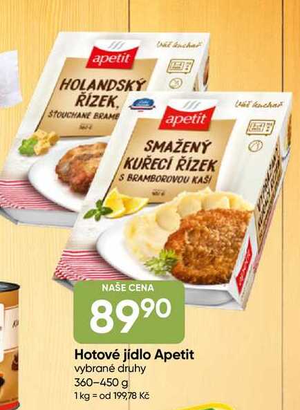 Apetit Hotové jídlo vybrané druhy 360-450 g