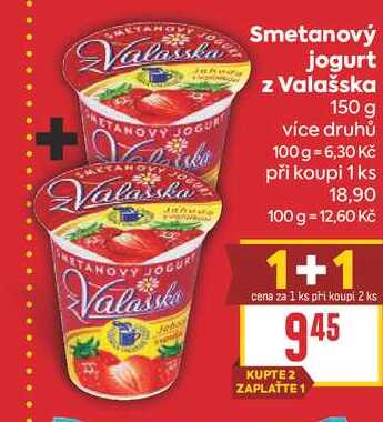 Smetanový jogurt z Valašska 150 g