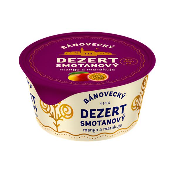 Milsy Bánovecký smetanový dezert Mango + marakuja