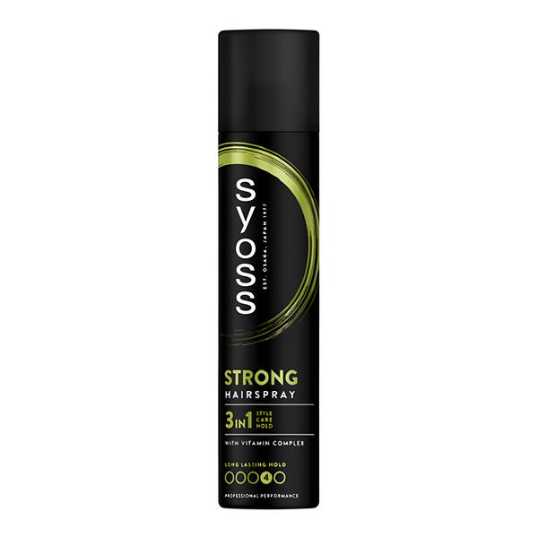 Syoss Strong Hold 3v1 lak na vlasy se silnou fixací