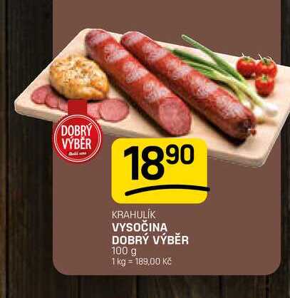 VYSOČINA DOBRÝ VÝBĚR 100 g