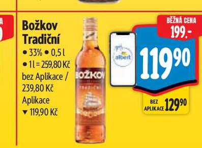 Božkov Tradiční 33% 0,5 l