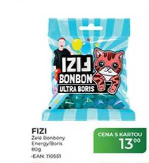 FIZI Želé Bonbony Energy/Boris 80 g