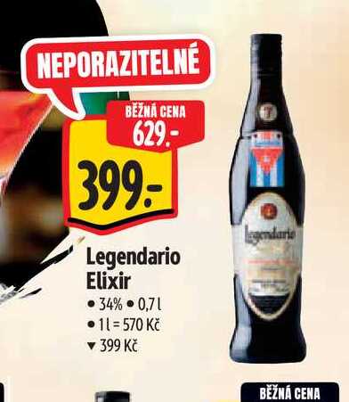   Legendario Elixir 0,7 l
