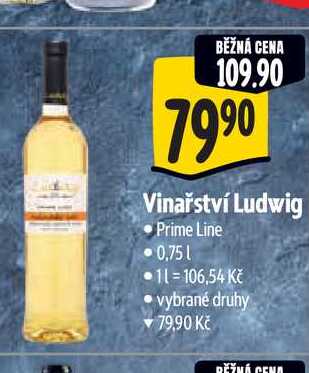 Vinařství Ludwig Prime Line 0,75 l