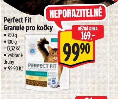 Perfect Fit Granule pro kočky 750 g