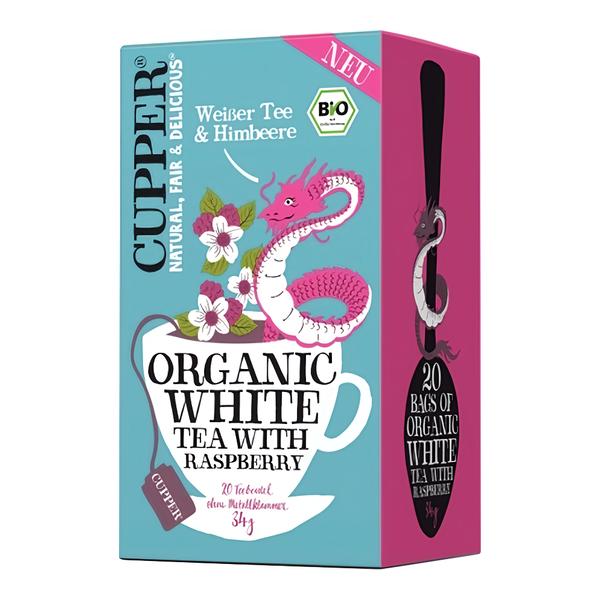 Cupper BIO Bílý čaj s malinami