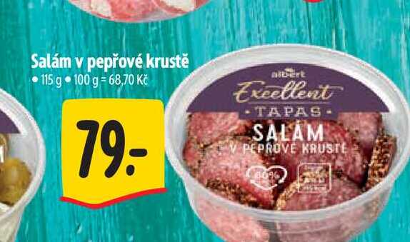 Salám v pepřové krustě 115 g