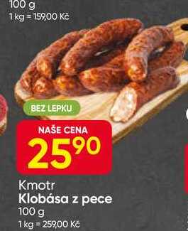 Klobása z pece 100 g