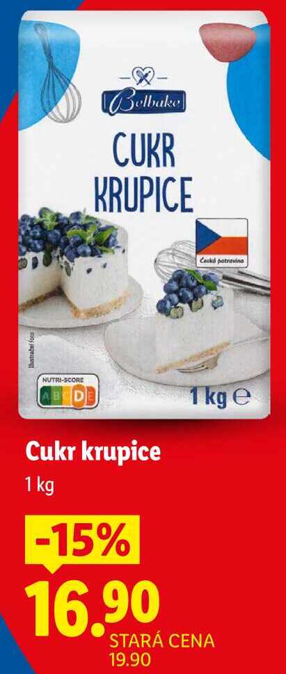 Cukr krupice, 1 kg 