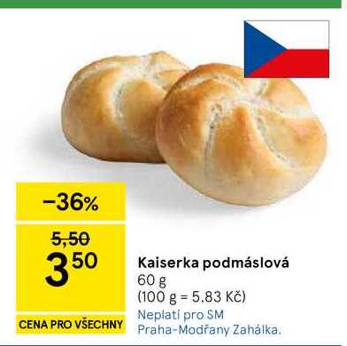 Kaiserka podmáslová, 60 g 