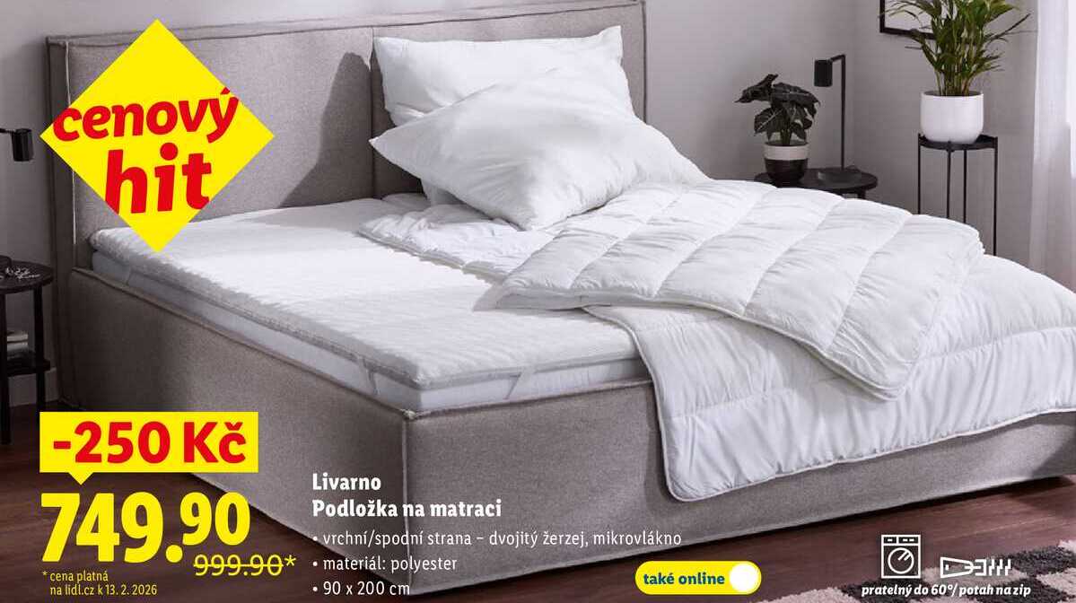 Livarno Podložka na matraci