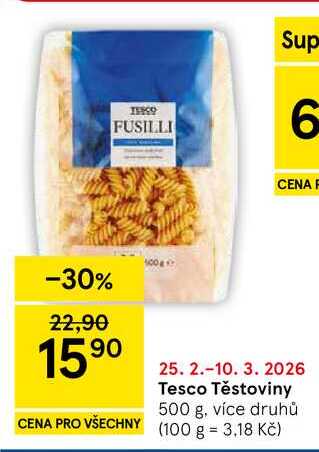 Tesco Těstoviny, 500 g