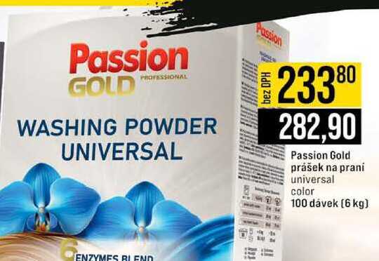Passion Gold prášek na praní universal color 100 dávek (6 kg)
