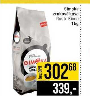 Gimoka zrnková káva Gusto Ricco 1 kg