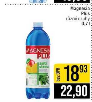 Magnesia Plus různé druhy 0,7l