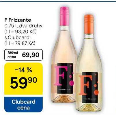 F Frizzante, 0,75 l