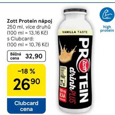 Zott Protein nápoj, 250 ml