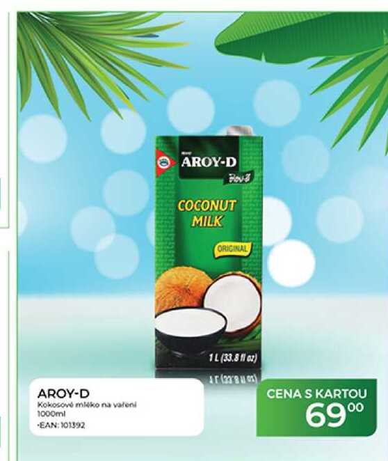 AROY-D Kokosové mléko na vareni 1000ml