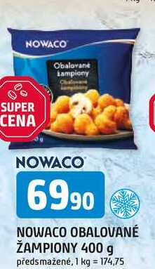NOWACO OBALOVANÉ ŽAMPIONY 400 g